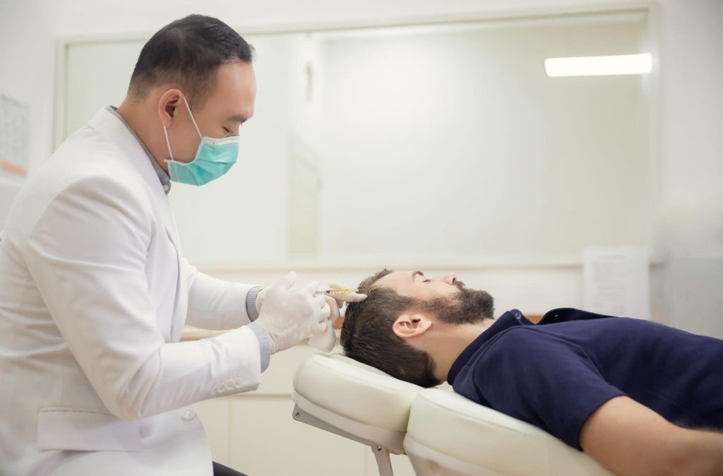 PRP hair treatment procedure for hair fall control and scalp rejuvenation