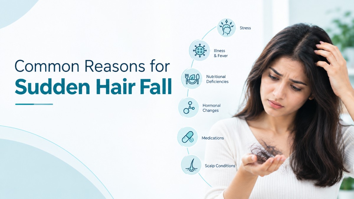 Common Reasons for Sudden Hair Fall