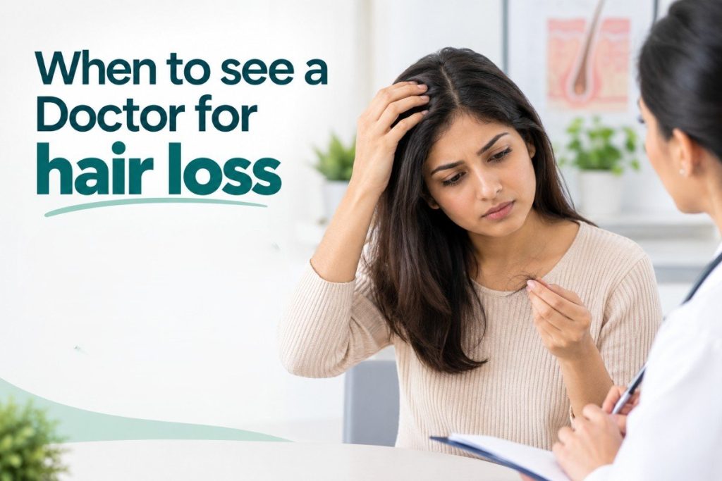 When to See a Doctor for Hair Loss : 7 Warning Signs​